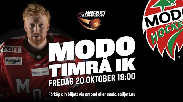 Modo: Biljettläget inför fredagens derby mot Timrå IK