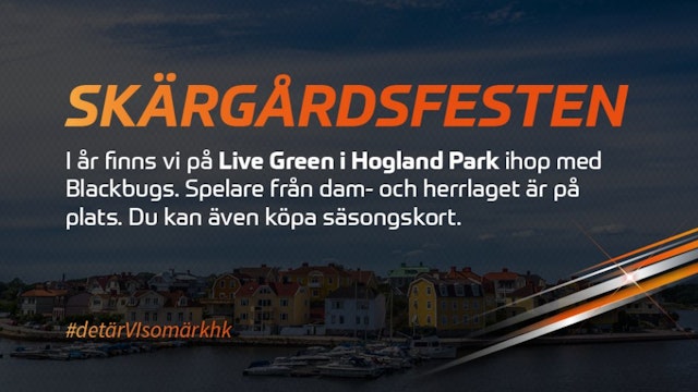 Karlskrona HK: KHK och Blackbugs på Skärgårdsfesten