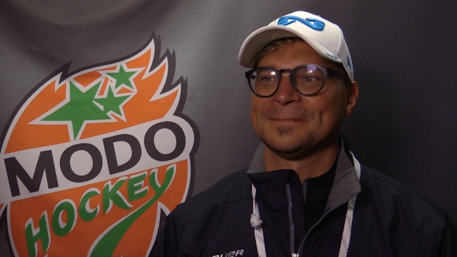 Modo: Björn Hellkvist efter säsongens första isträning