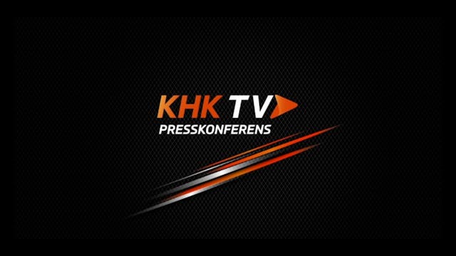 Karlskrona HK: KHKTV: Presskonferens efter matchen mellan Karlskrona HK och BIK Karlskoga