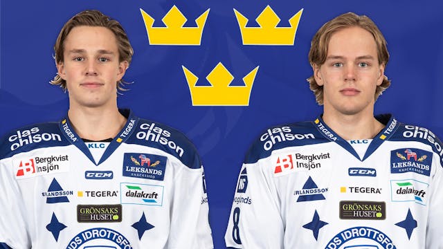 Leksands IF: Karlberg och Johansson till U19-landslaget