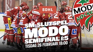 Semifinal 1 i Fjällräven Center tisdag 26 februari 18:00