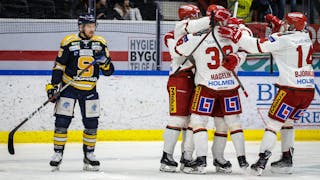 MODO-spelare jublar och SSK deppar