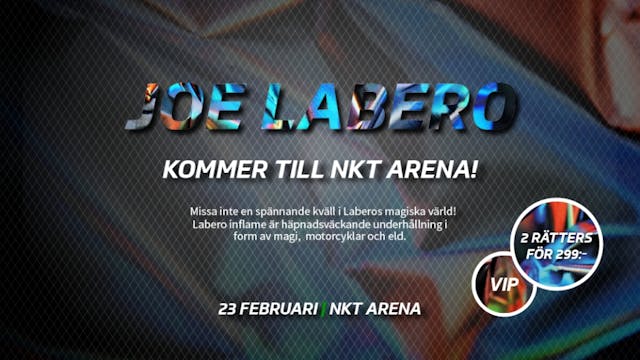 Karlskrona HK: Joe Labero kommer till NKT Arena Karlskrona