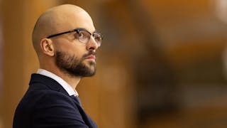 Björn Edlund under kvartsfinal ett