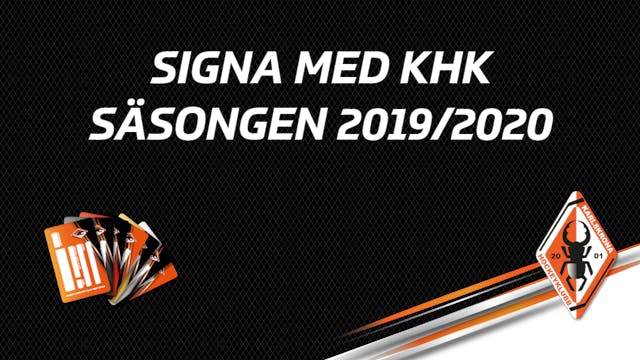 Karlskrona HK: Nu släpper vi säsongskorten för säsongen 2019/2020