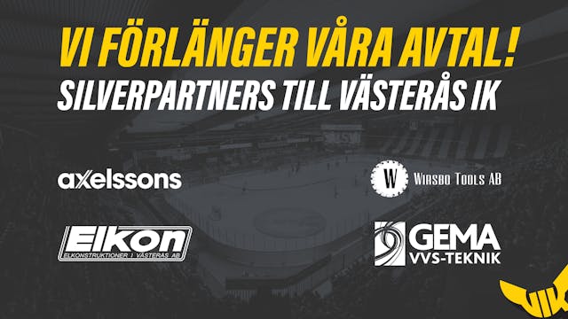 Västerås IK: Fler Silverpartners klara för kommande säsong!