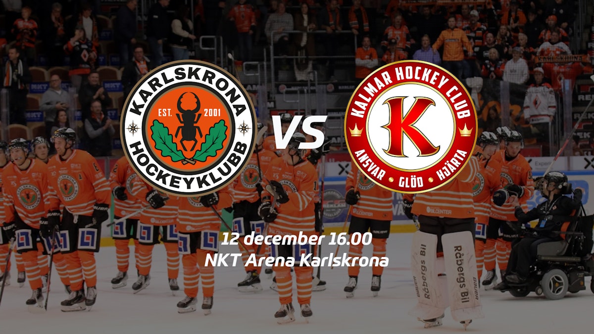 Se hemmamatchen mellan KHK - Kalmar direkt på webben