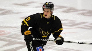 Gabriel Kangas svarade för ett av målen i segermatchen mot HV71.