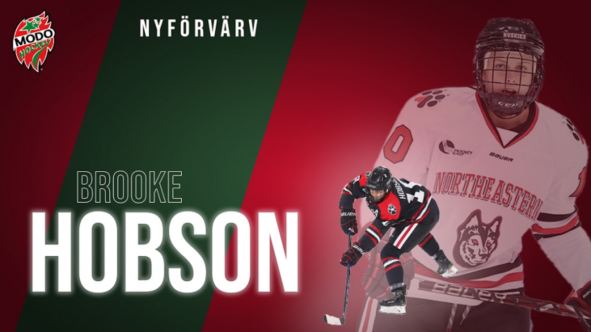 Brooke Hobson ny back i MoDo Hockey!