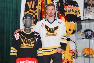 Philip Sunell, supporter Västerås IK.