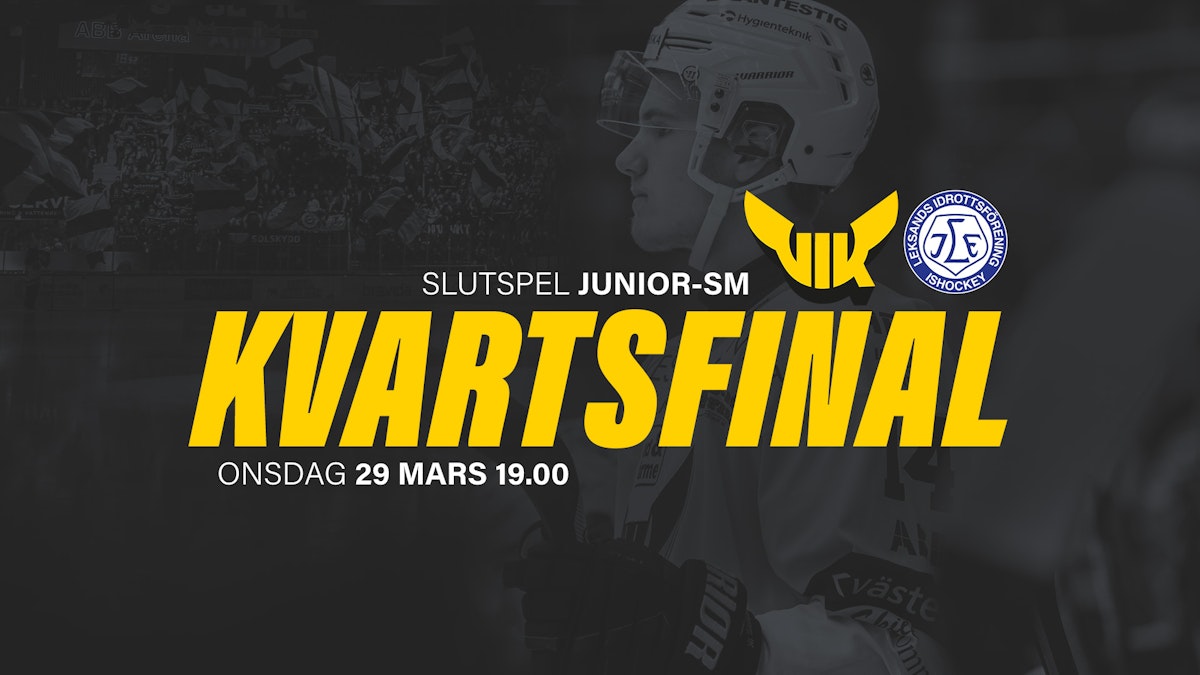 Västerås IK: JSM-kvartsfinal mot Leksand på onsdag