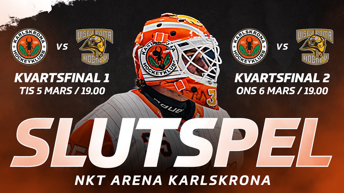 Karlskrona HK: I morgon inleds kvartsfinalerna